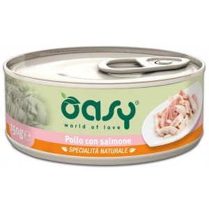 OASY CAT POLLO CON SALMONE 70 GR